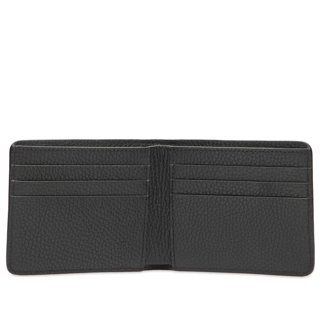 Off White Men's Chevron Bifold Leather Wallet Black